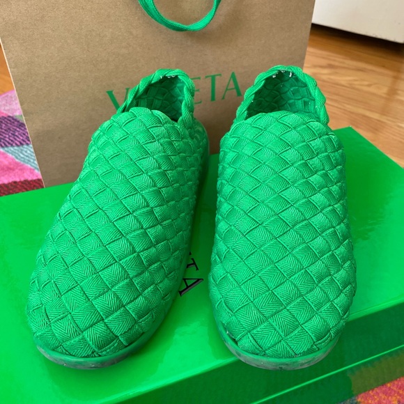 With Bag & Box - Bottega Veneta Intrecciato Weave Braided Sneakers - Picture 3 of 9